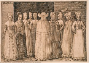 Ten Women From Stralsund — Melchior Lorck, Baroque