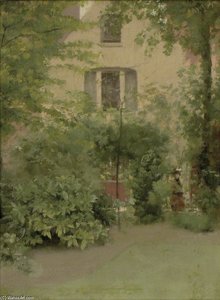 A House Seen Through Trees