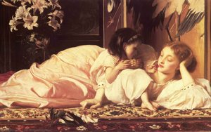 Mother And Child — Sir Frederic Lord Leighton, Academic Art