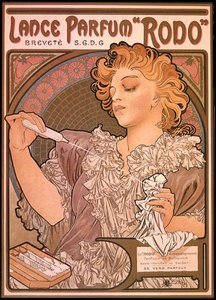Lance Parfum Rodo — Alphonse Mucha, Art Nouveau