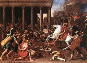 The Destruction Of The Temple At Jerusalem — Nicolas Poussin