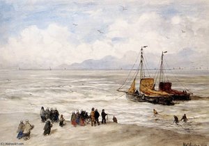Beach Scheveningen Sun — Hendrik Willem Mesdag