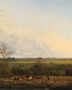Distant View Of The Meadows At ’s-graveland, Pieter Gerardus Van Os, 1817 — Pieter Gerardus Van Os