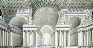 Design For A Metropolitan Cathedral — Étienne-louis Boullée