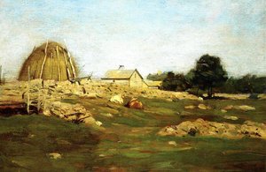 Farmyard — Dwight William Tryon