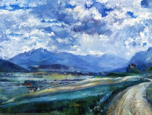 Inn Valley Landscape — Lovis Corinth