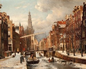 View Of The Zuiderkerk — Oene Romkes De Jongh