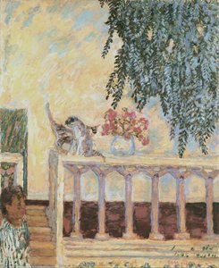 Cats On The Railing — Pierre Bonnard