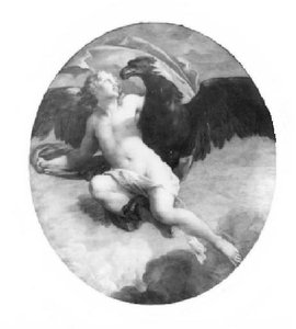 Jupiter Enlevant Ganymède (histoire Des Dieux) — Charles-joseph Natoire