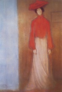 Woman In The Red Blouse — József Rippl-rónai
