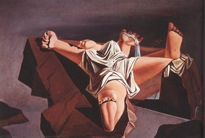 Figure On The Rocks — Salvador Dalí