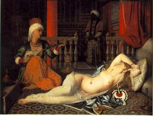 Odalisque With A Slave — Jean-auguste-dominique Ingres