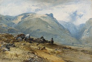 Mountain Landscape — Eduard Hildebrandt