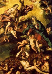 The Virgin Interceding For The Souls In Purgatory — Luca Giordano
