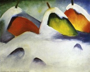 Haystacks In The Snow — Franz Marc