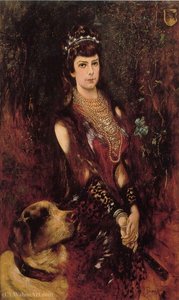Portrait Of Empress Elisabeth — Anton Romako
