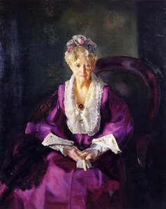 Mrs. T. In Wine Silk — George Wesley Bellows