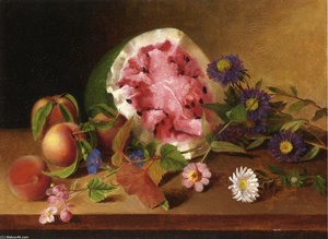 Still Life With Watermelon — James Peale