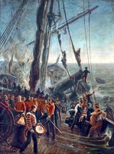 The Wreck Of The 'birkenhead' — Thomas Marie Madawaska Hemy, Romanticism