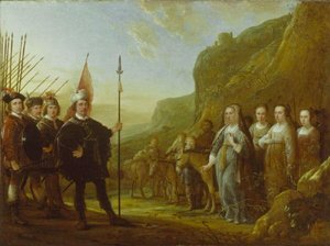 The Meeting Of David And Abigail — Aelbert Jacobsz Cuyp