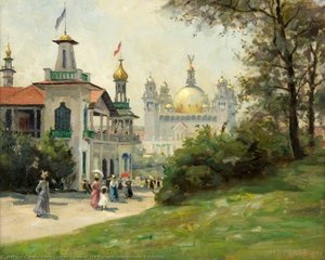 View Of The Glasgow International Exhibition — Harry Spence