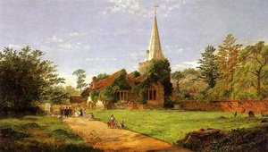 William Penn's Wedding — Jasper Francis Cropsey