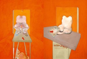 Diptych Study Of The Human Body From A Drawing By Ingres — Francis Bacon