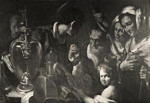The Charity Of St. Lawrence — Bernardo Strozzi
