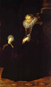 Portrait Of A Genoese Noblewoman — Sir Anthony Van Dyck