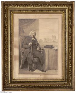 Portrait Of Dr. William Markham, Archbishop Of York, With York Minster Beyond
