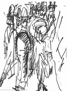 Street Scene In Berlin — Ernst Ludwig Kirchner, Expressionism