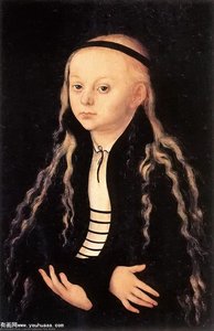 Portrait Of A Young Girl — Lucas Cranach The Elder, Northern Renaissance