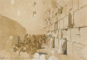 The Wailing Wall, Jerusalem — Carl Haag