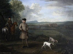 Bowater Vernon (1683–1735), with Hanbury Hall and Its Formal Garden