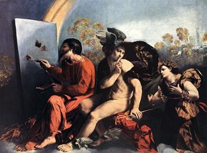 Jupiter, Mercury And The Virtue — Dosso Dossi (giovanni Di Niccolò De Luteri)