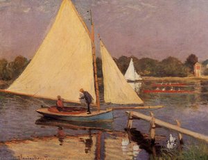 Boaters At Argenteuil — Claude Monet, Impressionism