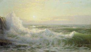 Sunlit Waves — William Trost Richards