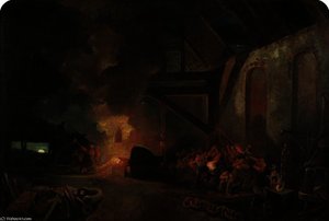 Forging The Anchor — William James Müller