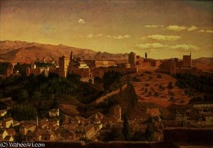 A View Of Granada — Heinrich Hansen