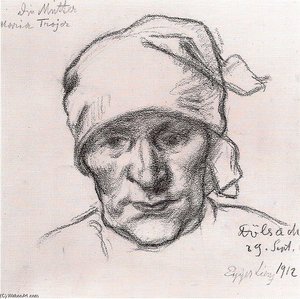 The Artists Mother Maria Trojer — Albin Egger Lienz