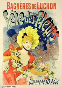 Reproduction Of A Poster Advertising The Flower — Jules Chéret