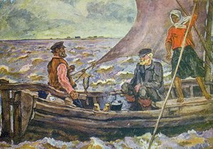 At The Ilmen Lake — Pyotr Konchalovsky
