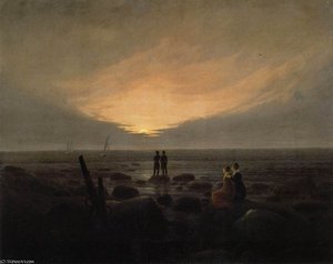 By The Sea — Caspar David Friedrich, Romanticism