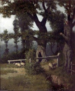 Landscape With Sheep — Arthur Douglas Peppercorn