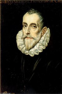 Portrait Of Rodrigo Vázquez — El Greco