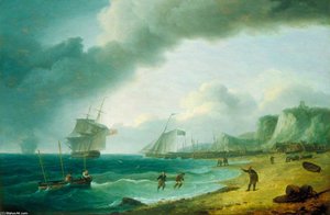 Cliffs At Folkestone — Thomas Luny