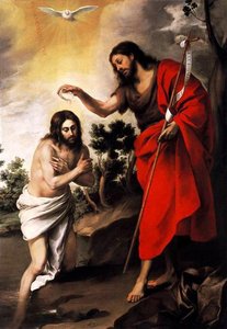 El Bautismo De Cristo — Bartolomé Esteban Murillo