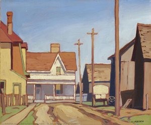 In The Village Of Markham — Alfred Joseph Casson