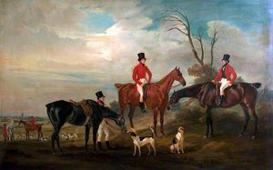John, Henry And Francis Grant At Melton — Sr John E Ferneley