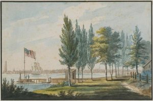 Philadelphia From Across The Delaware River — Pavel Petrovich Svinin